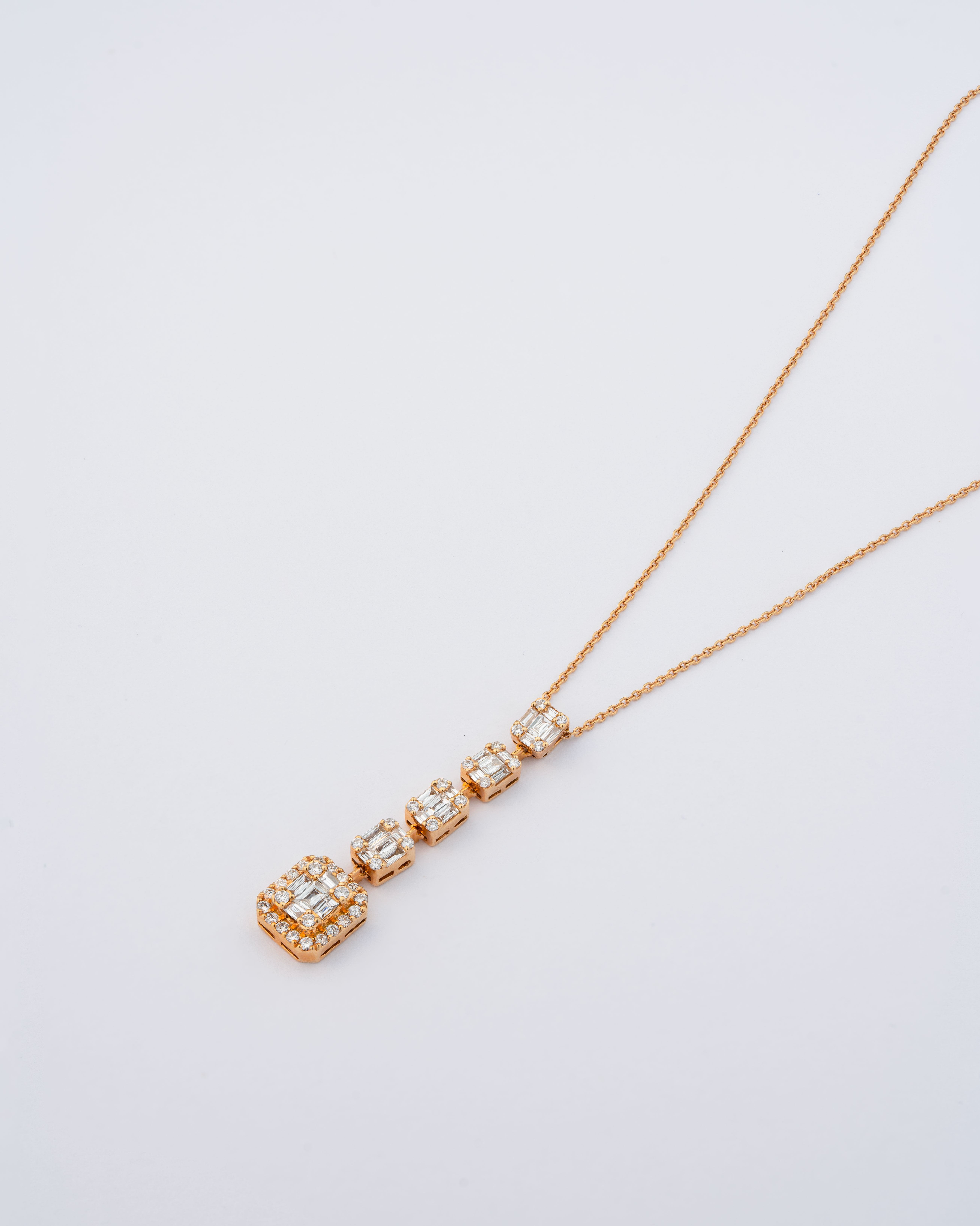 آویز پنج ردیف باگت