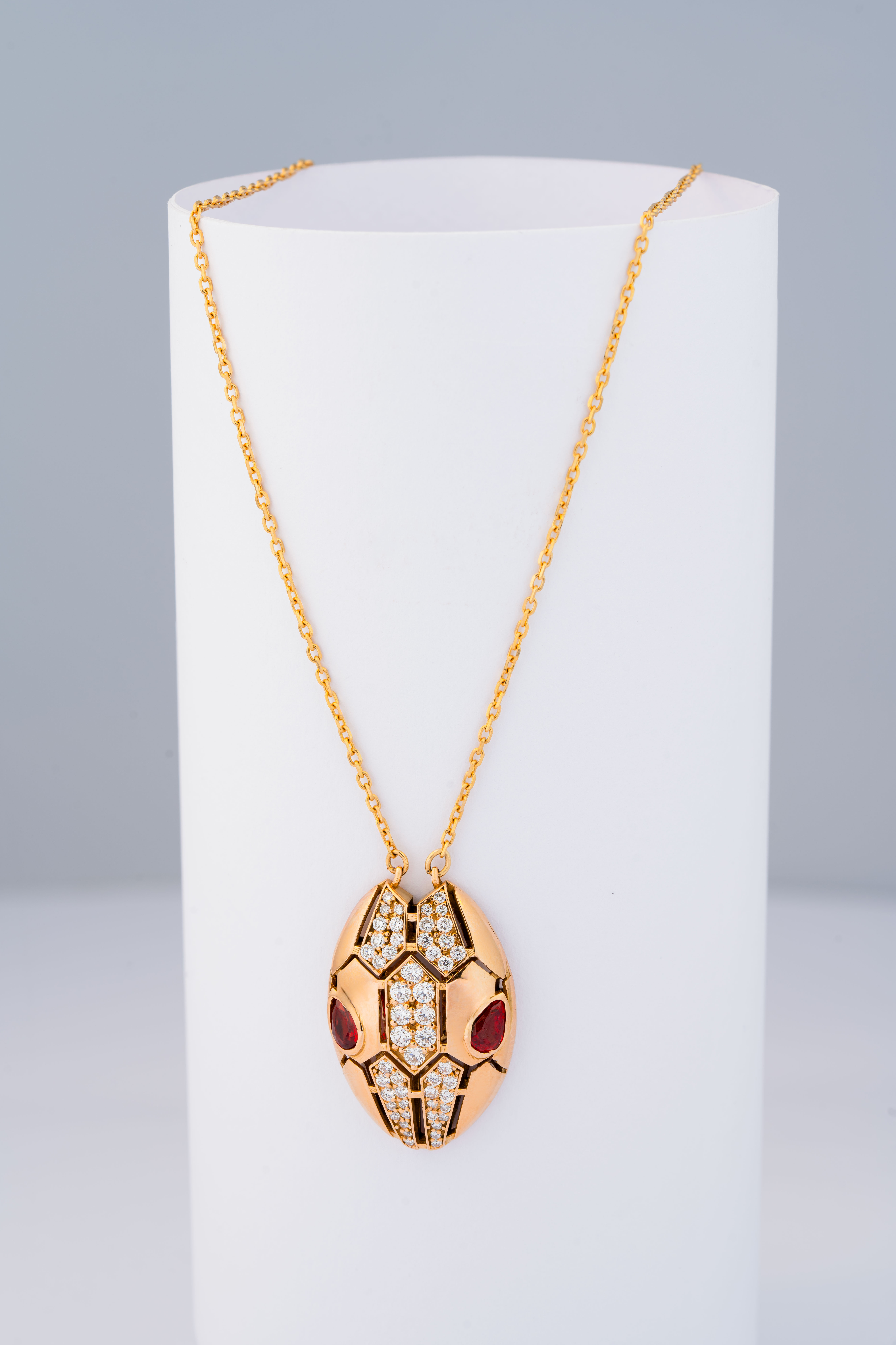 آویز زنجیر طرح مار