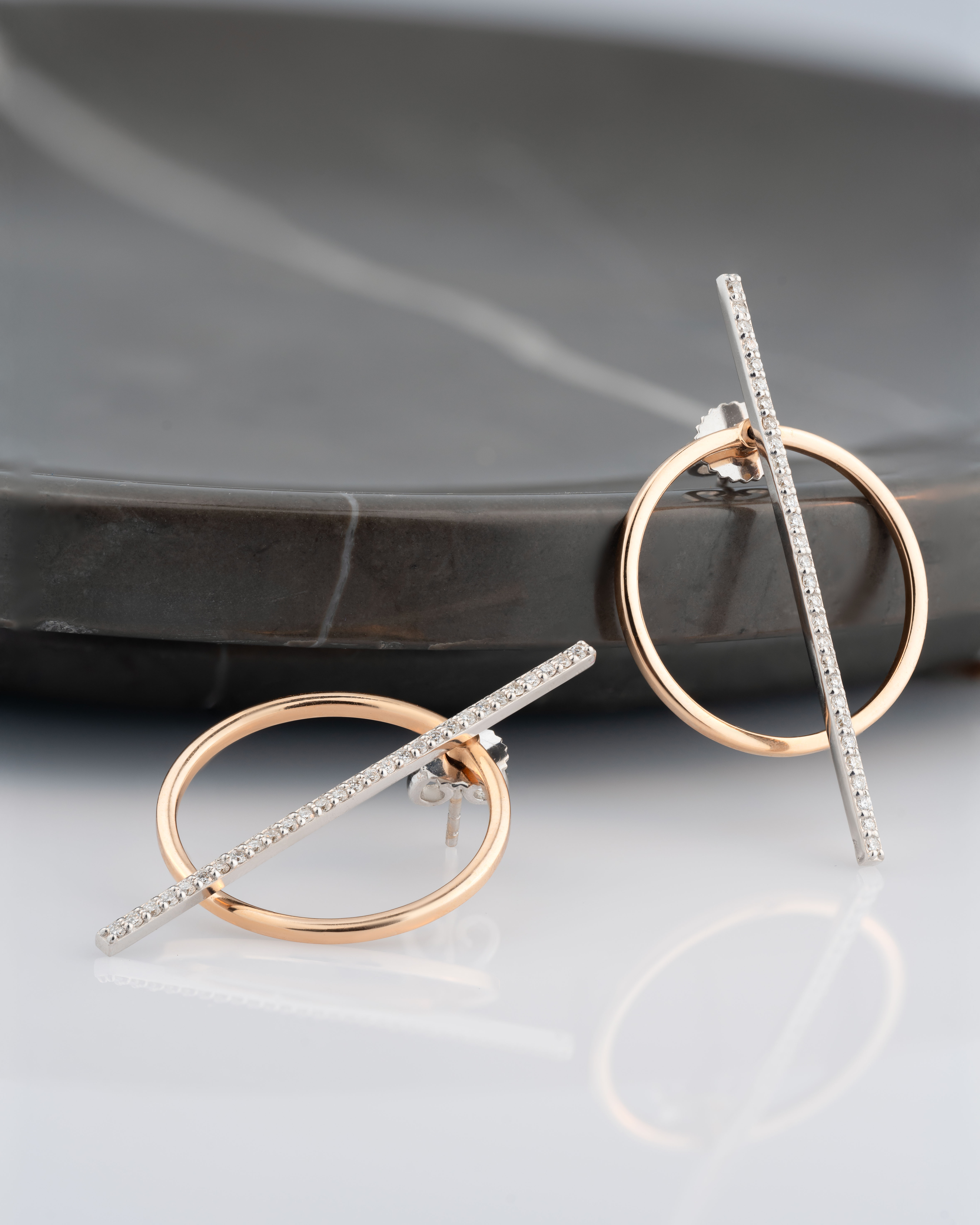 گوشواره طرح مینیمال