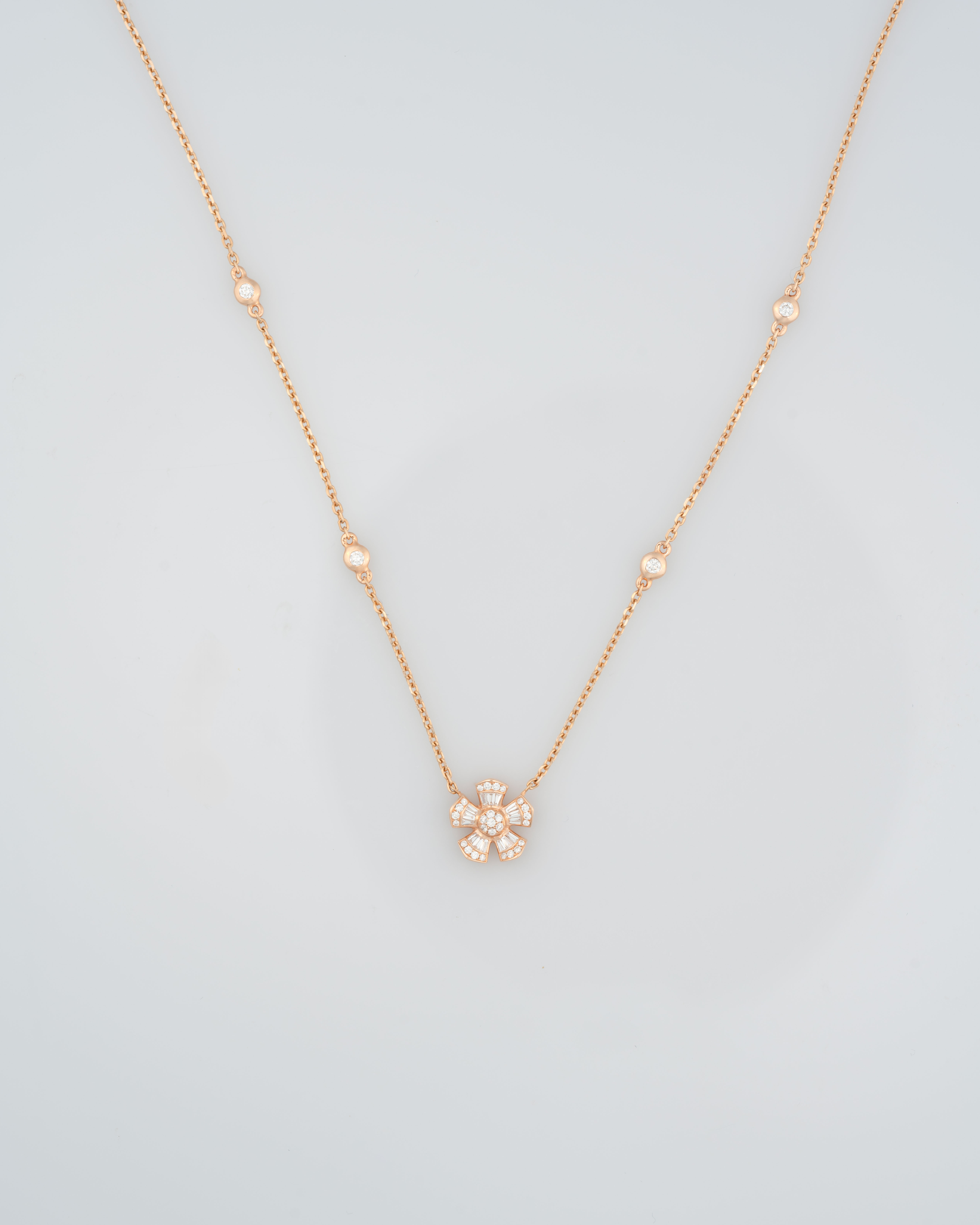 آویز زنجیر تک فلاور