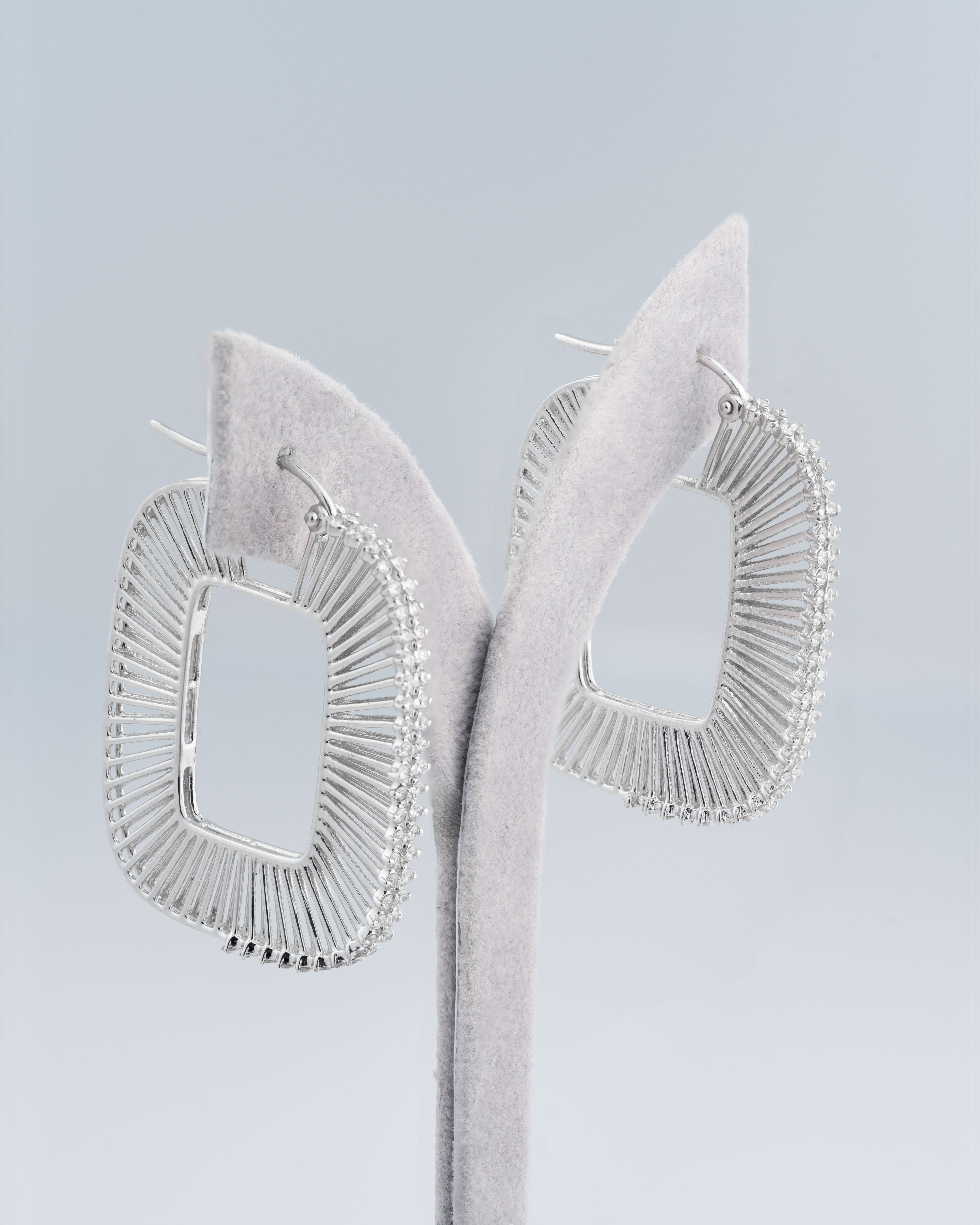 گوشواره مدرن حصیری